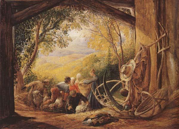 Samuel Palmer The Shearers